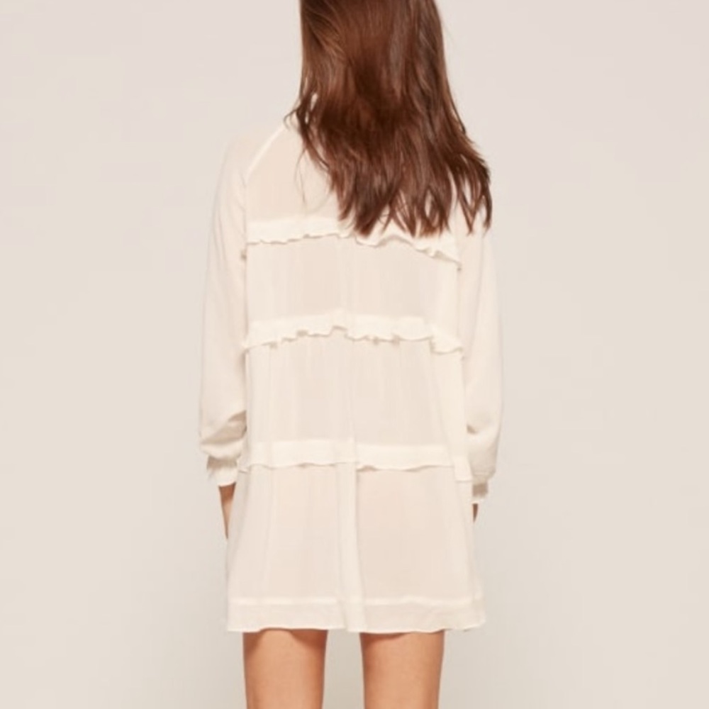 REFORMATION Victoria Dress in Ivory Small - Picture 3 of 8